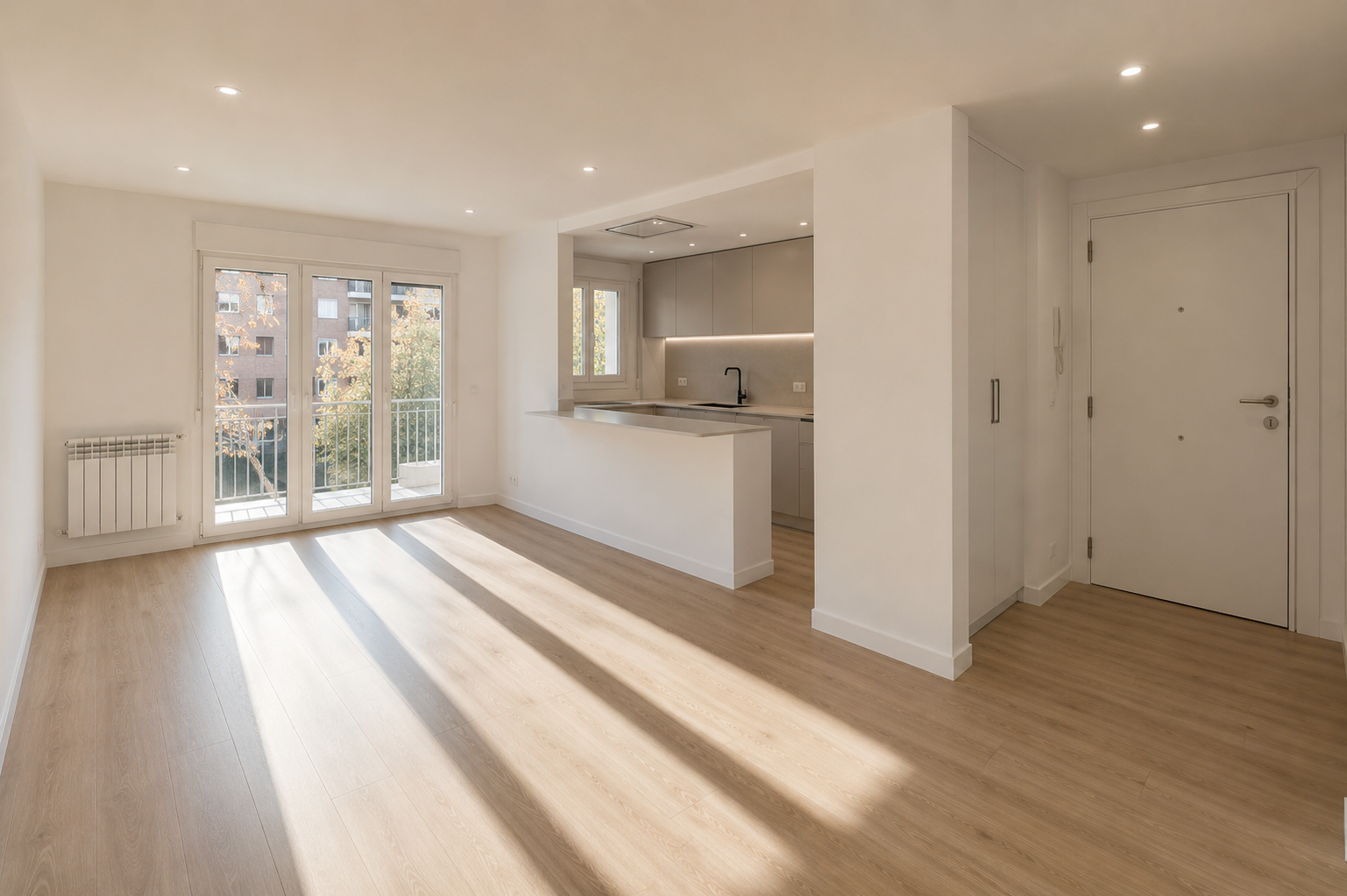 Reforma de salón-cocina en Segovia — proyecto completo por Reformas Segovianas